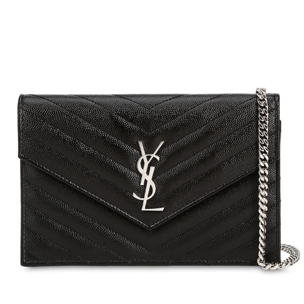 Saint Laurent Cassandre Leather Shoulder Bag - Picture 4 of 15